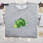 Anime Embroidered Sweatshirt & T-shirt: Rayquaza x Swoosh – Best Family Gift Ideas