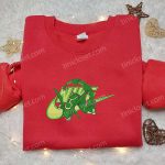 Anime Embroidered Sweatshirt & T-shirt: Rayquaza x Swoosh – Best Family Gift Ideas