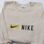 Rectangle x Nike Embroidered Sweatshirt Nike Inspired Shirt Best Birthday Gift Ideas