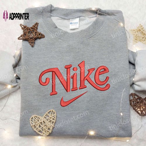 Cinderella Smile x Nike Embroidered Shirt – Customized Trendy Apparel