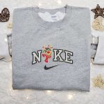 Reindeer x Nike Embroidered Shirt Christmas Sweatshirt & Custom Hoodie – Festive Apparel