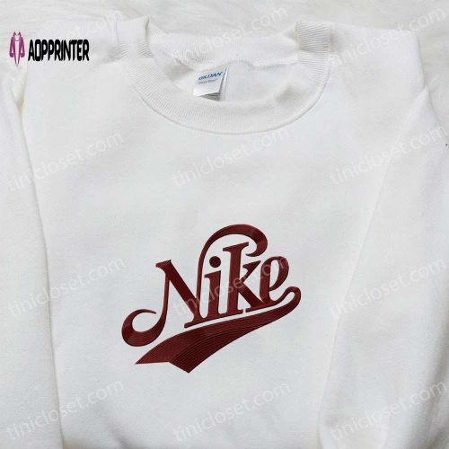 Retro Vintage Nike Embroidered Sweatshirt – Best Nike Inspired Shirt Perfect Family Gift