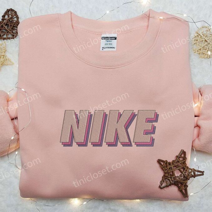 Retro x Nike Embroidered Sweatshirt: Best Nike Inspired Shirt Perfect Family Gift