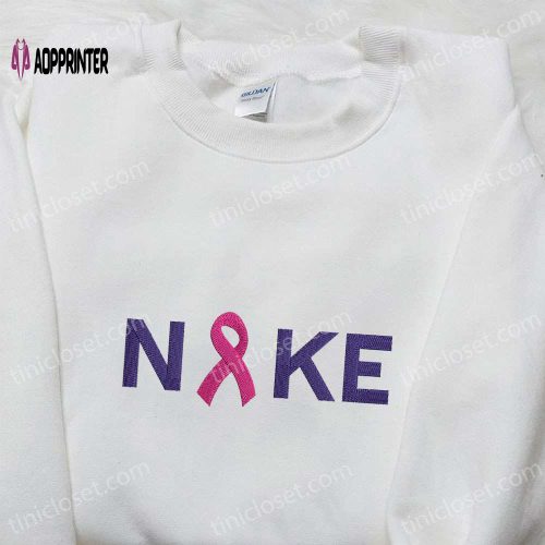 Stylish Ribbon x Nike Embroidered Shirt Sweatshirt & Hoodie – Customizable Nike-Inspired Apparel