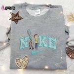 Rick and Morty x Nike Embroidered Sweatshirt: Cartoon Shirt Nike Inspired Limited Edition