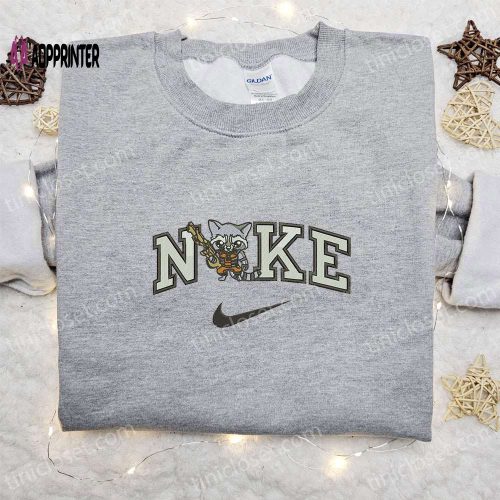 Roxanne x Nike Cartoon Embroidered Shirt Disney Characters Sweatshirt Nike Inspired Hoodie