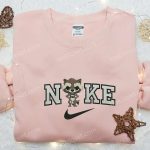 Rocket Racoon x Nike Movie Embroidered Sweatshirt Marvel Universe Custom Hoodie