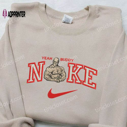 Bulldog x Nike Embroidered Hoodie & Animal Nike Inspired Shirts: Trendy Unique Apparel