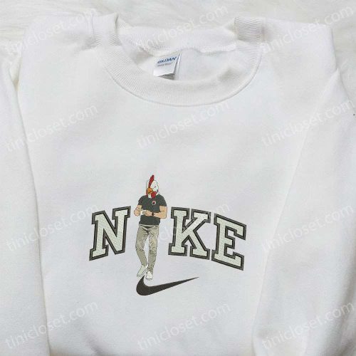 Roosterman x Nike Embroidered Shirt Celebrity Sweatshirt & Hoodie: Stylish Nike-Inspired Embroidered Apparel