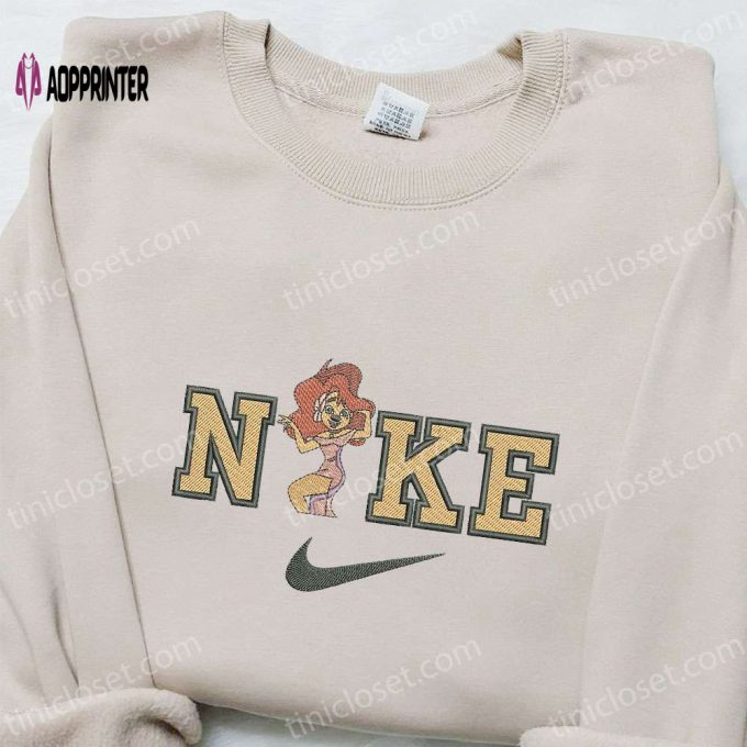 Roxanne x Nike Cartoon Embroidered Sweatshirt – Disney Characters Inspired Hoodie