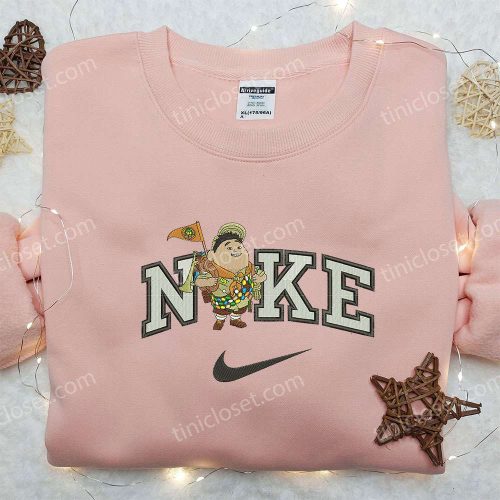 Russel x Nike Embroidered Sweatshirt Disney Cartoon & Nike Inspired Shirts