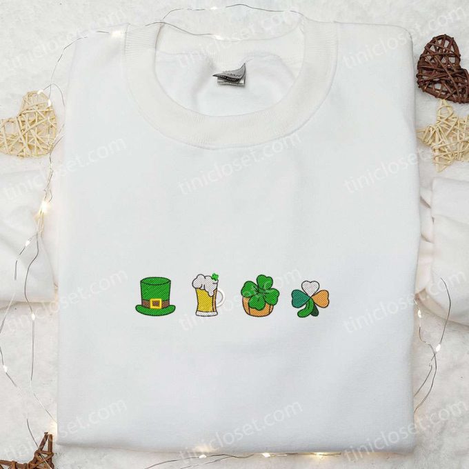 Saint Patrick’s Embroidered Shirt & Hoodie: Best Holiday Gift Ideas