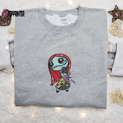 Chibi Harley Quinn Embroidered Sweatshirt: Movie Hoodie Best Halloween Gifts