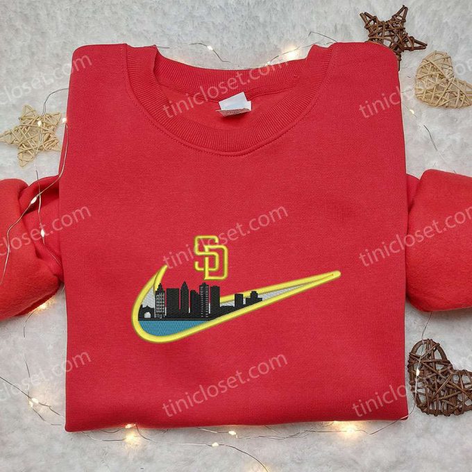 San Diego x Nike Embroidered Sweatshirt – Perfect Nike Inspired Shirt Ideal Family Gift