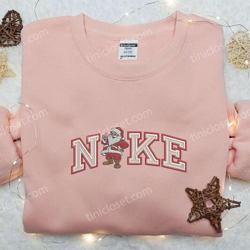 Santa Claus x Nike Embroidered Sweatshirt: Best Christmas Gift Ideas Nike Inspired Shirt