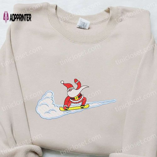 Sammy x Nike Cartoon Embroidered Hoodie Disney Characters Sweatshirt Custom Embroidery