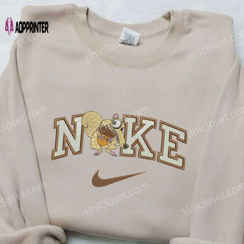 Vintage Custom Nike Embroidered Sweatshirt – Best Nike Inspired Birthday Gift