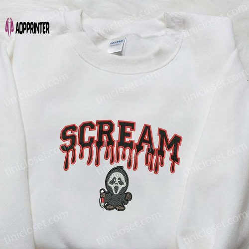 Halloween Embroidered Shirt Hoodie & T-shirt: Creep It Real Pumpkin Boy Skateboard Fun