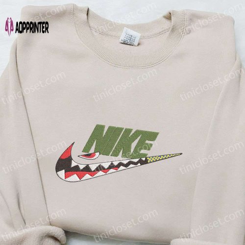 Scooby Doo x Nike Cartoon Embroidered Tshirt Sweatshirt & Hoodie – Custom Embroidery for Cartoon Fans