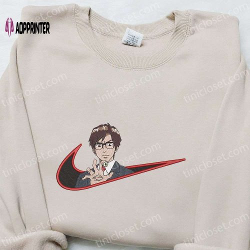 Dragon Ball Embroidered Shirt: Broly x Nike Swoosh Anime Tee Nike Inspired Design