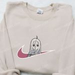 Shiro x Swoosh Anime Embroidered Hoodie Deadman Wonderland Sweatshirt Custom Hoodie