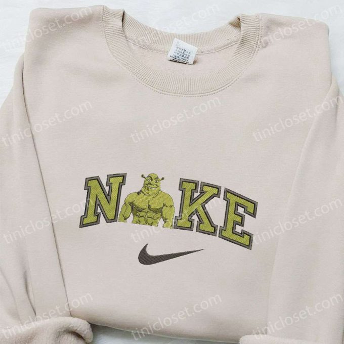 Shrek x Nike & Disney Characters Embroidered Sweatshirt – Custom Hoodie