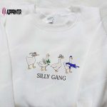 Silly Gang Goose Embroidered Shirt – Funny Animal Design for a Playful Look