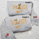 Simba & Nala Embroidered Couples Shirts – Perfect Matching Outfits for Disney Lovers