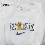 Simba x Nike Embroidered Sweatshirt: Lion King Disney Inspired Shirt