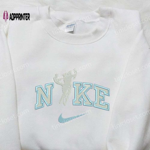 Ski Doo x Nike Embroidered Sweatshirt: Sporty Nike Inspired Shirt