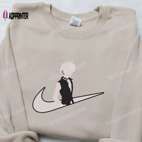 Dragon Ball Gohan x Nike Embroidered Hoodie & Shirt: Anime-Inspired Nike Swoosh Apparel