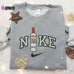 Smirnoff x Nike Embroidered Sweatshirt: Favorite Drink & Nike Inspired Shirt