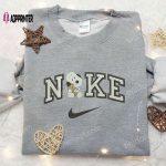 Snoopy & Bear x Nike: Embroidered Sweatshirt & Shirt – Peanuts Cartoon & Nike Inspired Designs