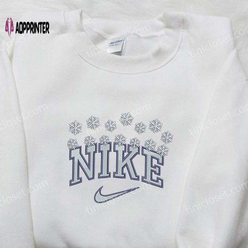 Snow x Nike Embroidered Sweatshirt: Best Christmas Gift Idea for Nike Inspired Shirt Enthusiasts