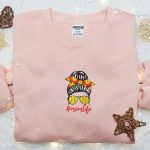 Softball Mom Life Embroidered Shirt & Hoodie: Perfect Mother s Day Gift Cute & Stylish for Moms