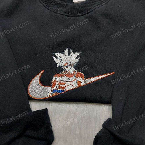 Dragon Ball Nike Embroidered Shirt Sweatshirt & Hoodie – Songoku Inspired Apparel