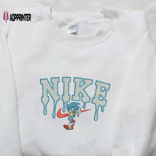 Disney Characters Embroidered Shirt: Swoosh x Pluto Nike-Inspired T-Shirt