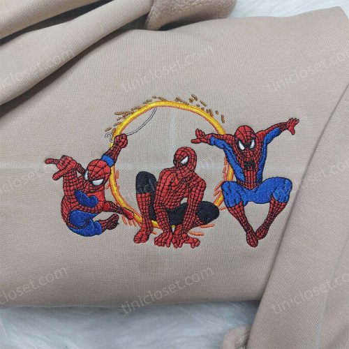 Spider-Man Embroidered Shirt No Way Home Hoodie & Marvel Sweatshirt: Stylish Marvel Apparel