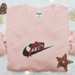 Spider-Man Movie x Swoosh Sweatshirt Marvel Universe Hoodie & Custom Nike T-shirt