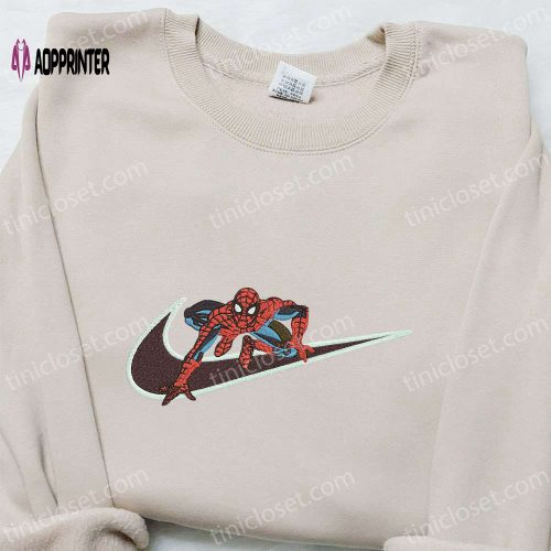 Nike x Stitch Freddy Krueger Embroidered Shirt – Funny Halloween & Nike Inspired Design