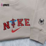 Spider-Man Nike Shirt Custom Hoodie Marvel Sweatshirt: Embroidered Marvel Apparel for Fans