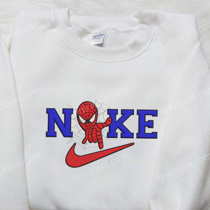 Spider-Man x Nike Embroidered Hoodie & No Way Home Shirt: Nike-Inspired Marvel Apparel