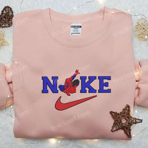 Spider-Man x Nike Embroidered Sweatshirt – No Way Home Shirt Inspired Nike Design