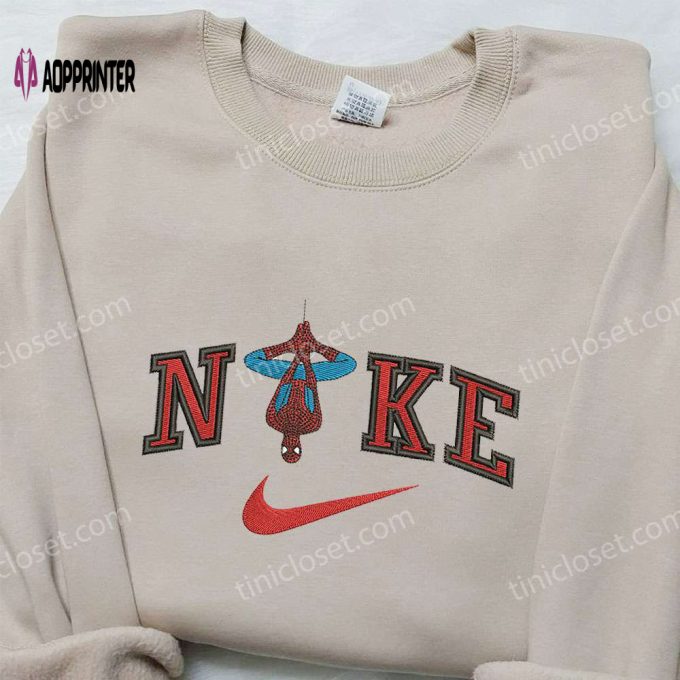 Spider-Man x Nike Embroidered Sweatshirt No Way Home Shirt Nike Inspired