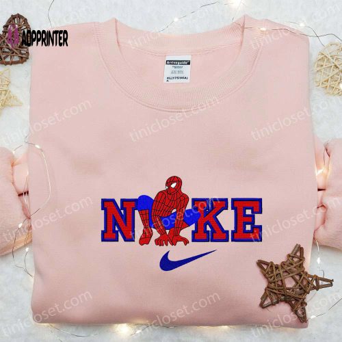 Nike Inspired Baby Sharks Embroidered Shirt – Perfect Birthday Gift with Cartoon Swoosh Design