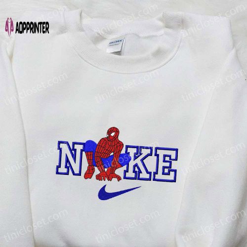 Spider-Man x Nike Movie Embroidered Shirt: Custom Gift for Family