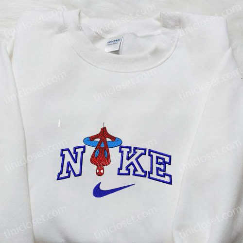 Spider-Man x Nike Movie Embroidered Shirt Marvel Cinematic Universe T-shirt – Best Family Gift Ideas