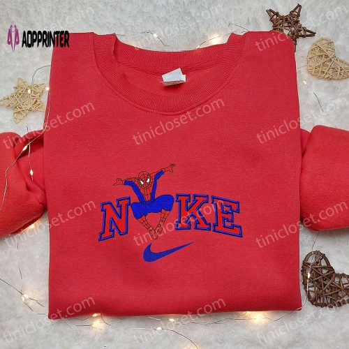 Spider-Man x Nike Movie Embroidered Shirt – Marvel Cinematic Universe Inspired Nike Shirt