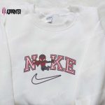 Spider-Man x Nike Movie Embroidered Sweatshirt Marvel Comic & Nike Inspired Shirt