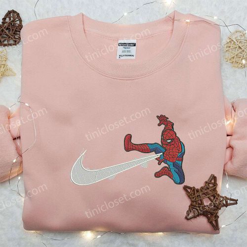 Spider-Man x Nike Swoosh Embroidered Sweatshirt – Best Family Gifts